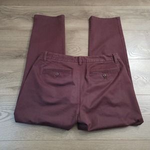 Bonobos Pants Men 31x30 Red Slim Chino Athletic Stretch Weekday Warrior Work